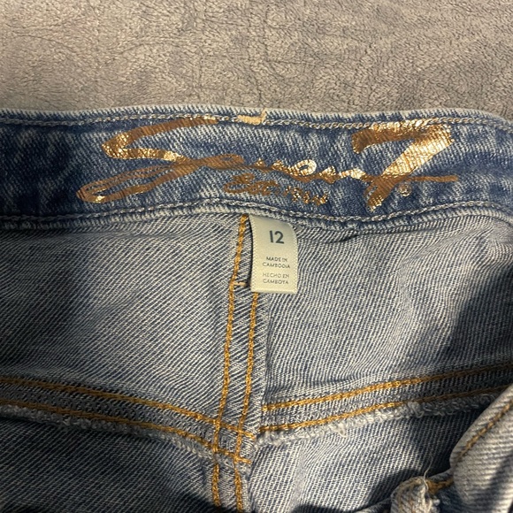 Seven7 Women's Straight Leg Jeans in Light Blue - Picture 3 of 7